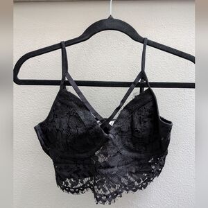Paper Crane Black Lace Bralette